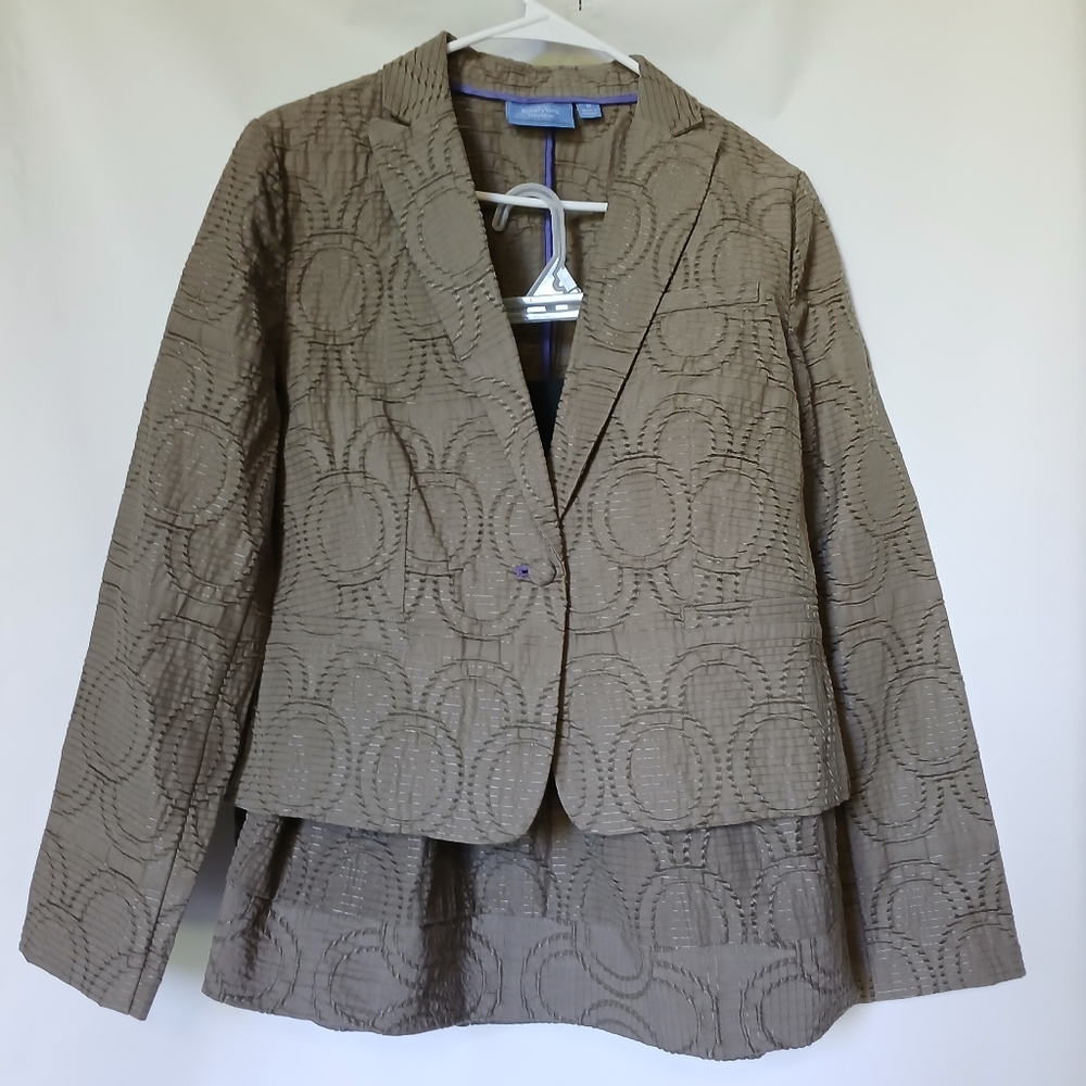 Simply Vera Wang Heavenly Lady Womens Skirt Set Size M Color Olive Green